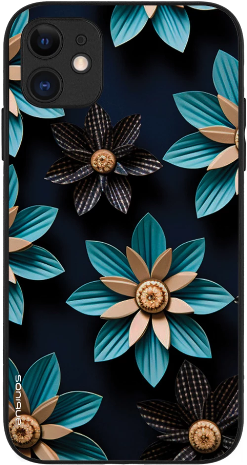 Θήκη Sonique 3D Flower Series για Apple iPhone 11 Γαλάζιο