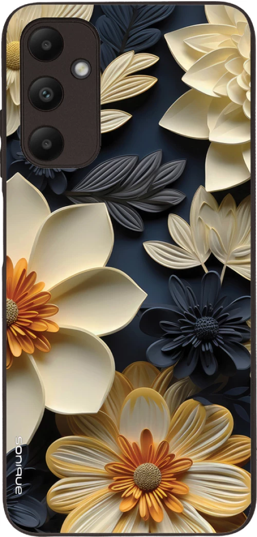 Θήκη Sonique 3D Flower Series για Samsung Galaxy A05s 4G Εκρού