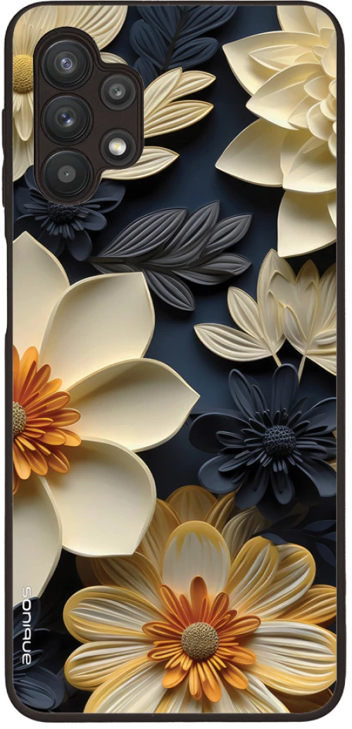 Θήκη Sonique 3D Flower Series για Samsung Galaxy A32 5G Εκρού