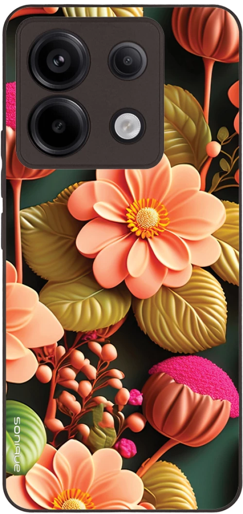 Θήκη Sonique 3D Flower Series για Xiaomi Redmi Note 13 Pro 5G / Poco X6 5G Σομόν