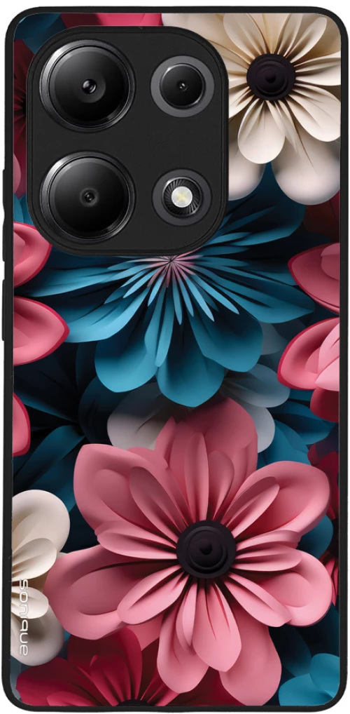 Θήκη Sonique 3D Flower Series για Xiaomi Redmi Note 13 Pro 4G / Poco M6 Pro 4G Ροζ 01