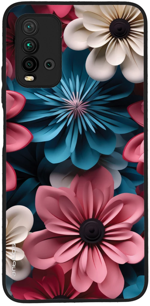 Θήκη Sonique 3D Flower Series για Xiaomi Redmi 9T Ροζ 01