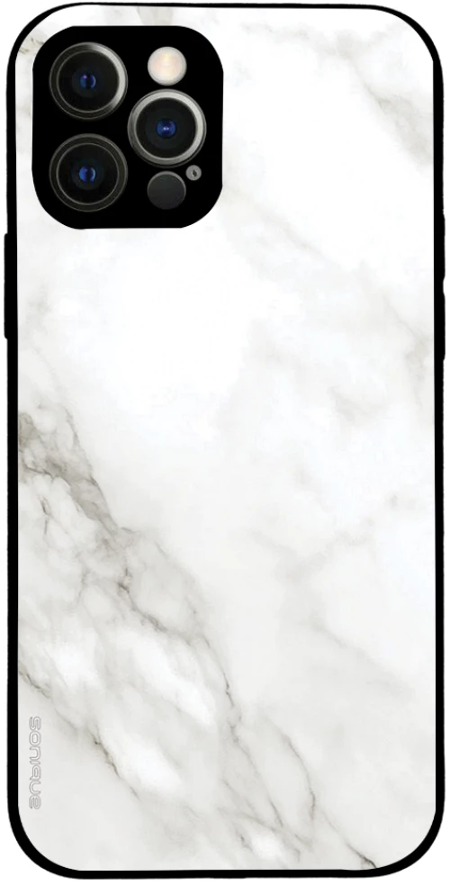 Θήκη Sonique Marble Series για Apple iPhone 12 Pro Λευκό