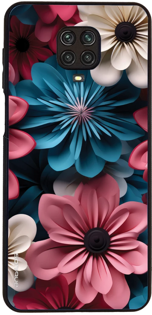 Θήκη Sonique 3D Flower Series για Xiaomi Redmi Note 9S/9 Pro Ροζ 01