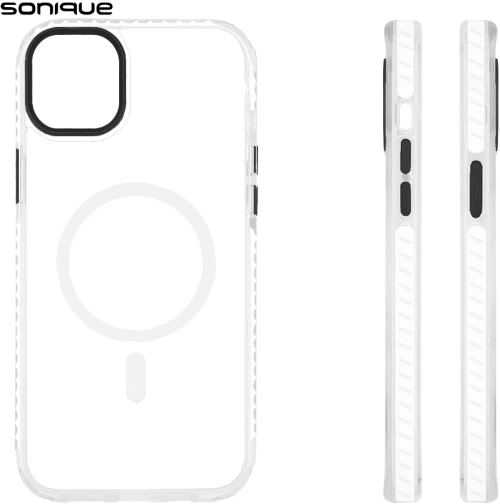 Θήκη Magnetic MagHard Pro Sonique Apple iPhone 12 / iPhone 12 Pro Λευκό