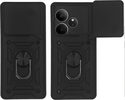 Θήκη Ring Armor CamPro Sonique Realme GT 6 5G Μαύρο