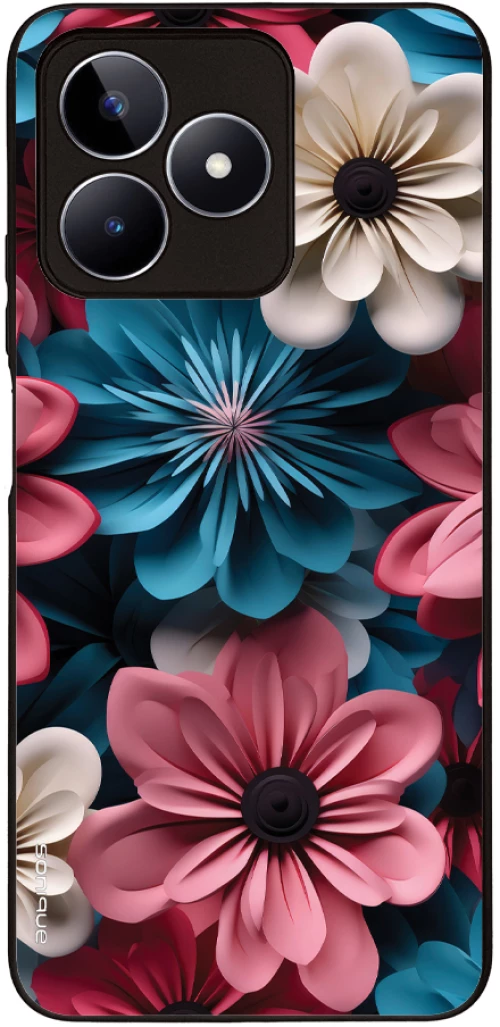 Θήκη Sonique 3D Flower Series για Realme C51 / Realme C53 / Realme Note 50 Ροζ 01