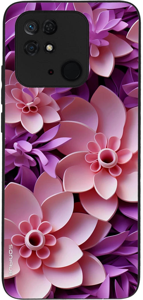 Θήκη Sonique 3D Flower Series για Xiaomi Redmi 10C Ροζ