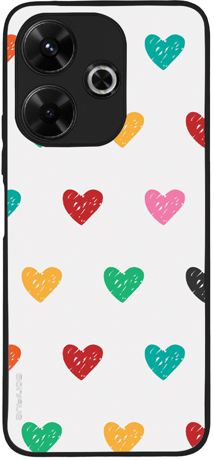 Θήκη Sonique Heart Series για Xiaomi Redmi 13 4G / Poco M6 4G Λευκό 02