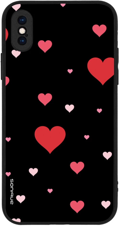 Θήκη Sonique Heart Series για Apple iPhone X / iPhone XS Μαύρο
