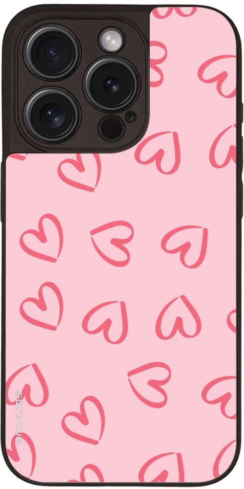Θήκη Sonique Heart Series για Apple iPhone 15 Pro Ροζ