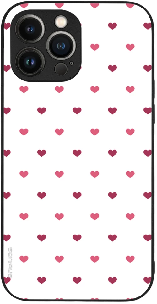 Θήκη Sonique Heart Series για Apple iPhone 13 Pro Max Λευκό 01