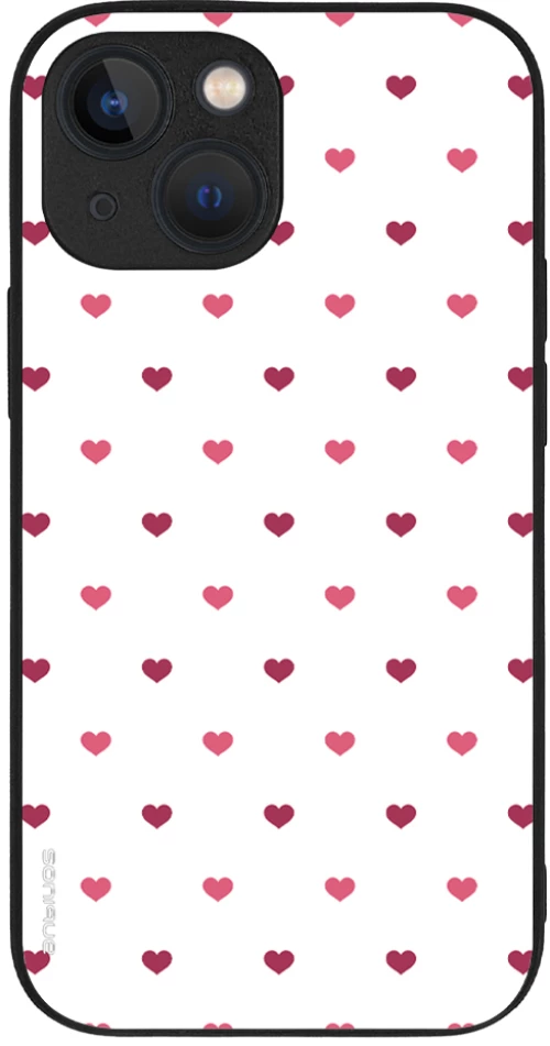 Θήκη Sonique Heart Series για Apple iPhone 13 Mini Λευκό 01