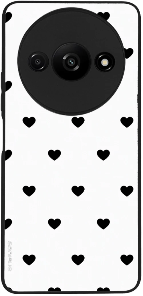 Θήκη Sonique Heart Series για Xiaomi Redmi A3 / Redmi A3x Λευκό