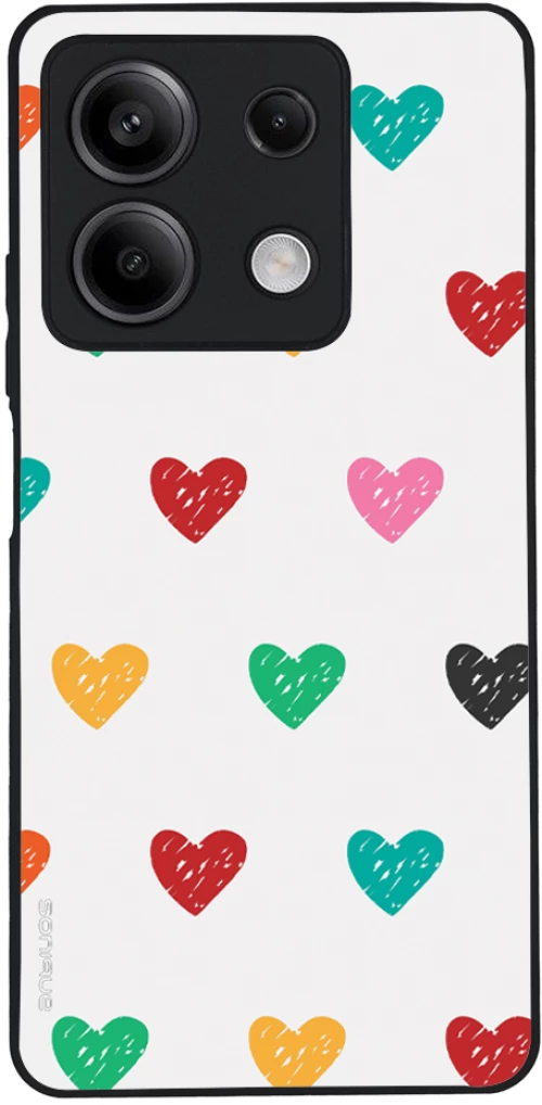 Θήκη Sonique Heart Series για Xiaomi Redmi Note 13 5G Λευκό 02