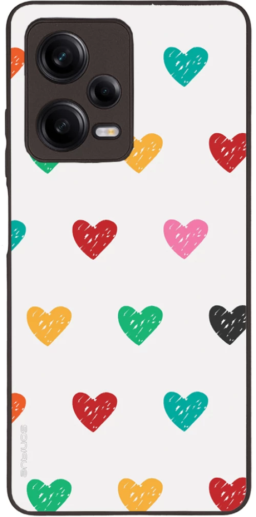 Θήκη Sonique Heart Series για Xiaomi Redmi Note 12 Pro 5G Λευκό 02