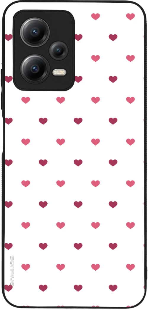 Θήκη Sonique Heart Series για Xiaomi Redmi Note 12 5G / Poco X5 5G Λευκό 01
