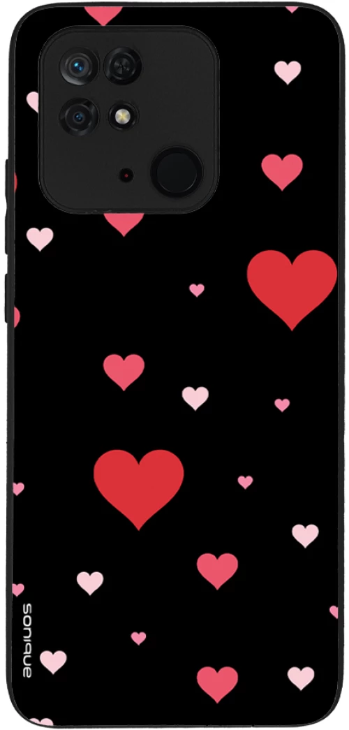 Θήκη Sonique Heart Series για Xiaomi Redmi 10C Μαύρο