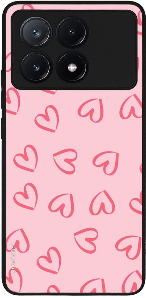 Θήκη Sonique Heart Series για Xiaomi Poco X6 Pro 5G Ροζ