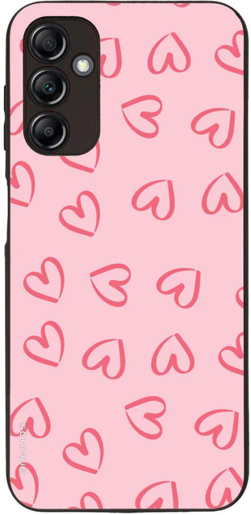 Θήκη Sonique Heart Series για Samsung Galaxy A14 4G / Galaxy A14 5G Ροζ
