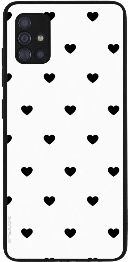 Θήκη Sonique Heart Series για Samsung Galaxy A51 Λευκό