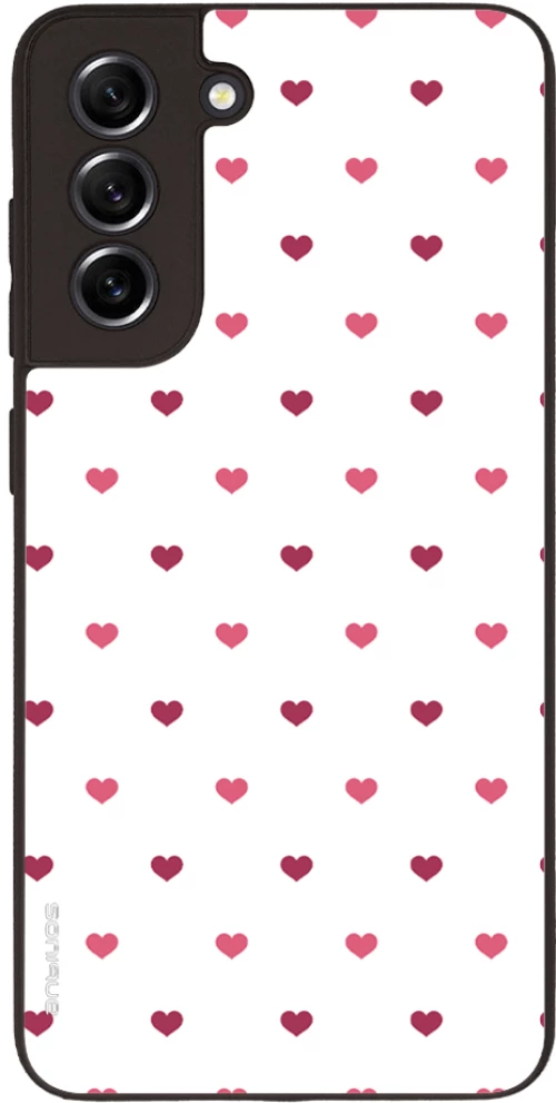 Θήκη Sonique Heart Series για Samsung Galaxy S21 FE Λευκό 01