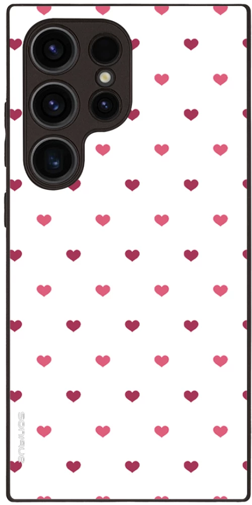 Θήκη Sonique Heart Series για Samsung Galaxy S24 Ultra Λευκό 01