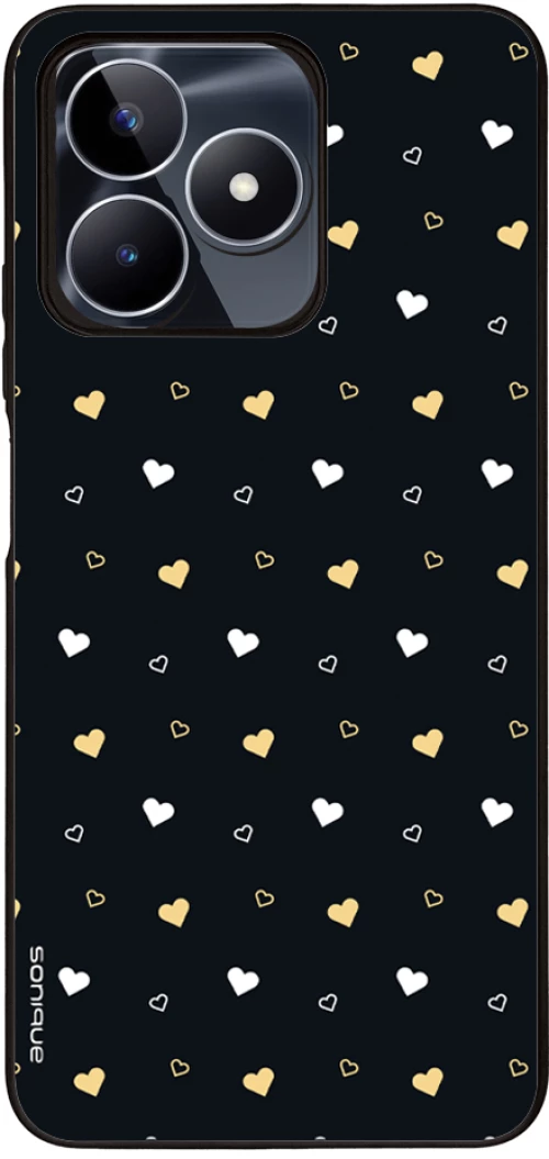 Θήκη Sonique Heart Series για Realme C51 / Realme C53 / Realme Note 50 Μαύρο 01