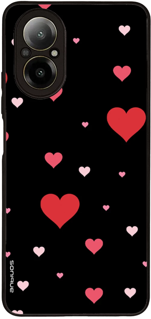 Θήκη Sonique Heart Series για Realme C67 4G Μαύρο