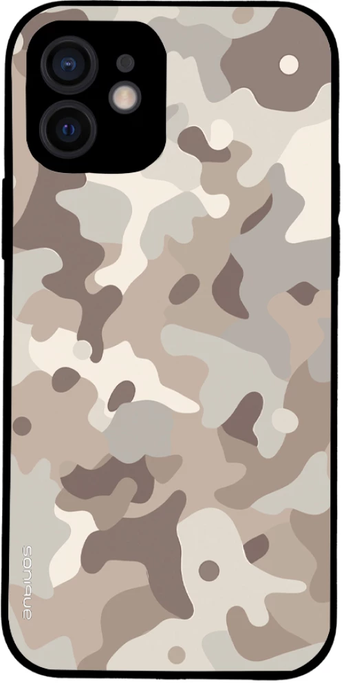 Θήκη Sonique Camouflage Army Series για Apple iPhone 12 Μπεζ
