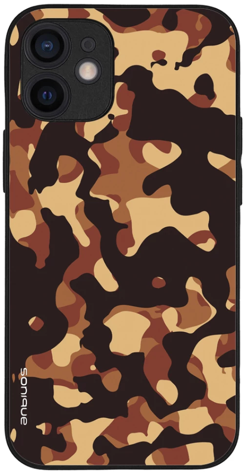 Θήκη Sonique Camouflage Army Series για Apple iPhone 12 mini Καφέ 01