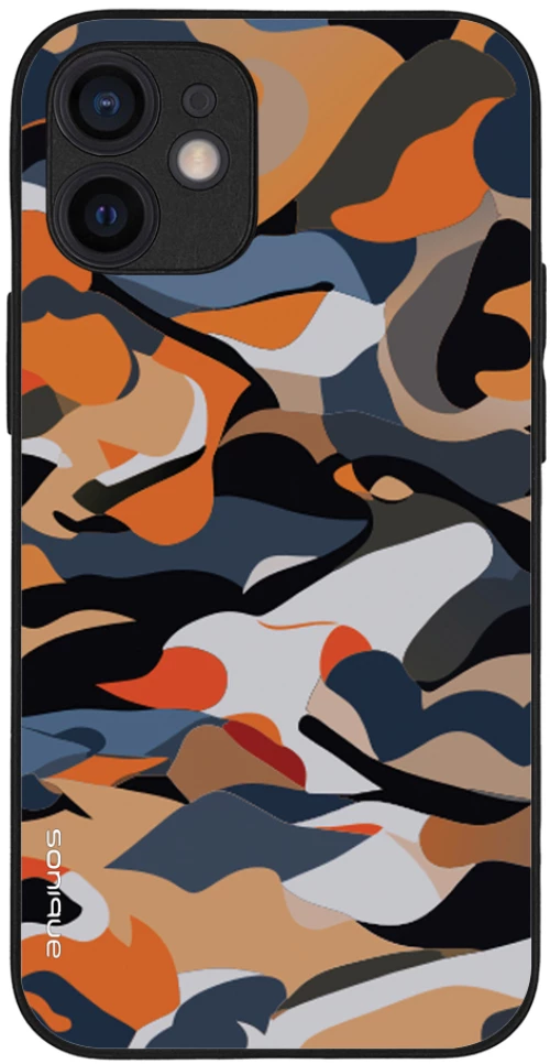 Θήκη Sonique Camouflage Army Series για Apple iPhone 12 mini Πορτοκαλί