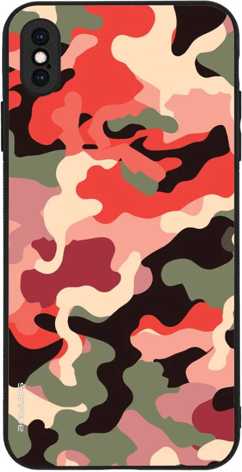 Θήκη Sonique Camouflage Army Series για Apple iPhone XS MAX Κόκκινο