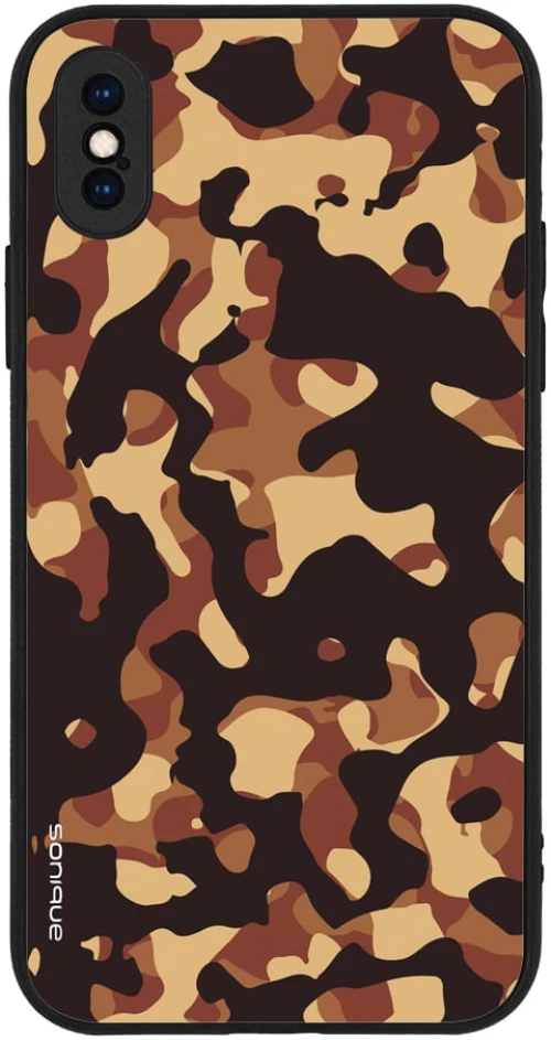 Θήκη Sonique Camouflage Army Series για Apple iPhone X / iPhone XS Καφέ 01