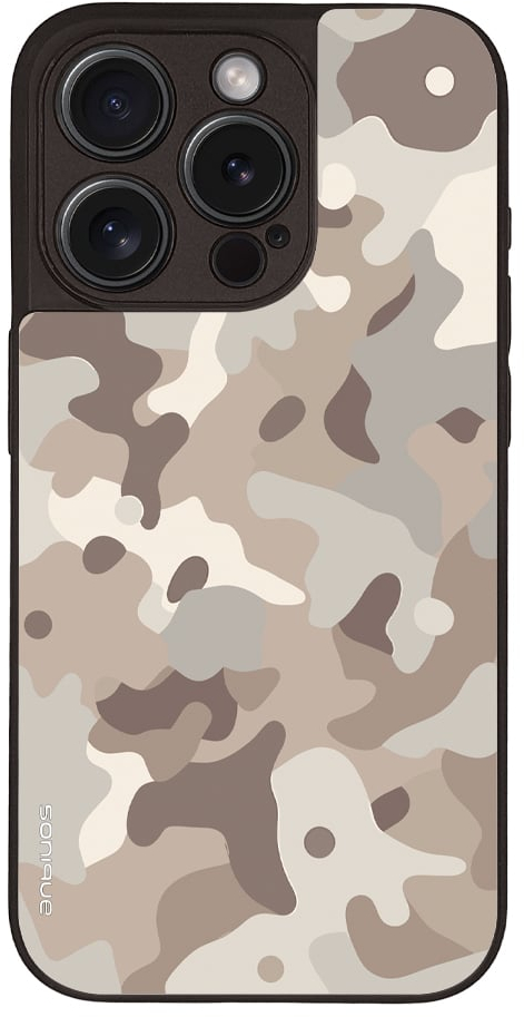 Θήκη Sonique Camouflage Army Series για Apple iPhone 15 Pro Μπεζ