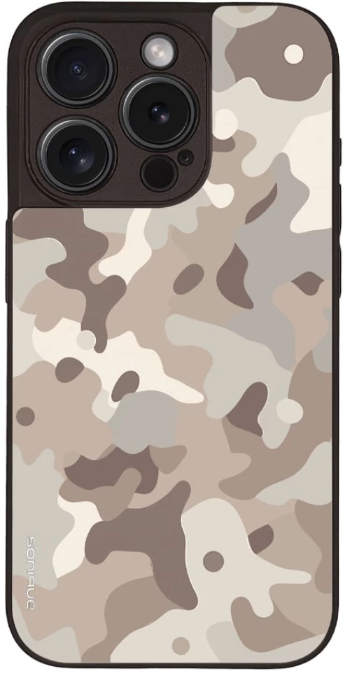 Θήκη Sonique Camouflage Army Series για Apple iPhone 15 Pro Μπεζ