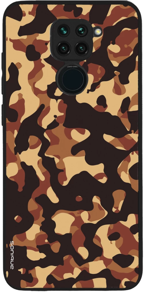 Θήκη Sonique Camouflage Army Series για Xiaomi Redmi Note 9 Καφέ 01