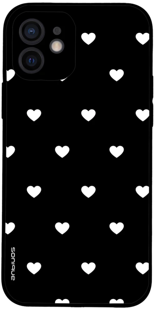 Θήκη Sonique Heart Series για Apple iPhone 12 Μαύρο 02