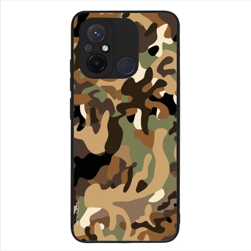 Θήκη Sonique Camouflage Army Series για Xiaomi Redmi 12C Καφέ