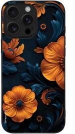 Θήκη Sonique 3D Flower Series για Apple iPhone 16 Pro Max Πορτοκαλί 01
