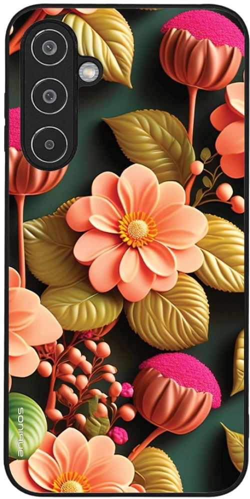 Θήκη Sonique 3D Flower Series για Samsung Galaxy M35 5G Σομόν