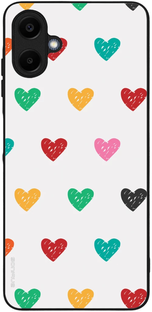 Θήκη Sonique Heart Series για Samsung Galaxy A06 4G Λευκό 02