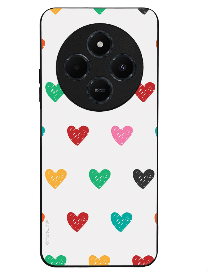 Θήκη Sonique Heart Series για Xiaomi Redmi 14C 4G / Poco C75 4G / Redmi A4 5G Λευκό 02