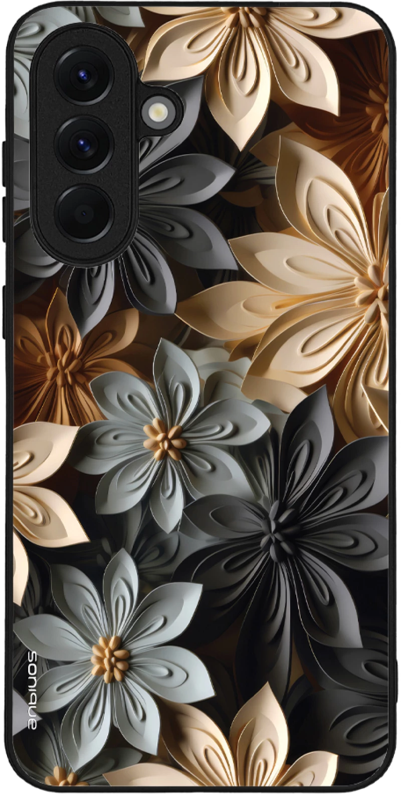Θήκη Sonique 3D Flower Series για Samsung Galaxy A56 5G Γκρι