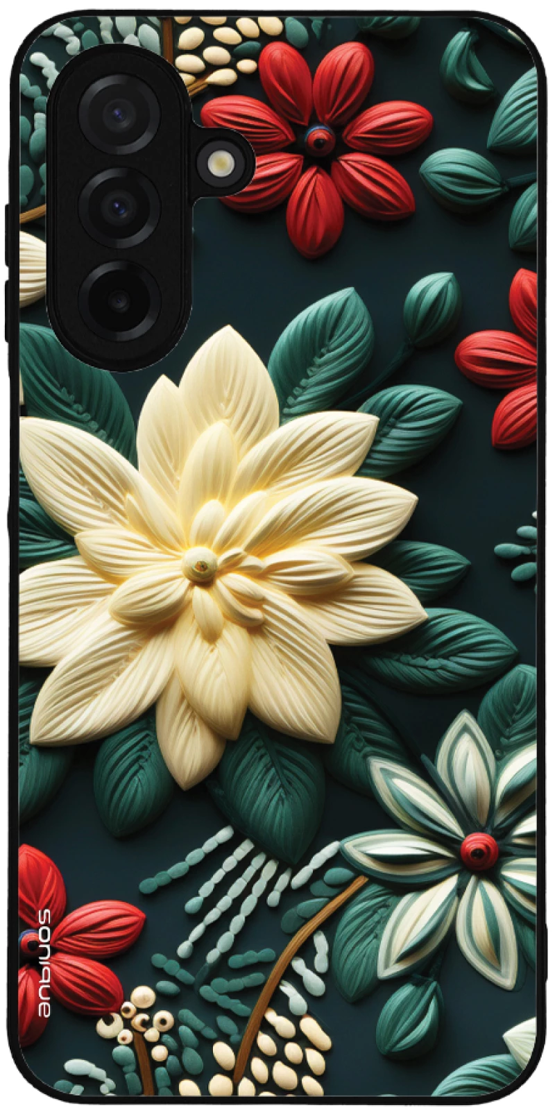 Θήκη Sonique 3D Flower Series για Samsung Galaxy A26 5G Πράσινο
