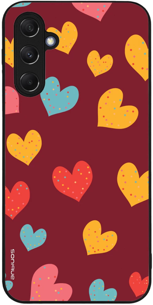 Θήκη Sonique Heart Series για Samsung Galaxy M34 5G Μπορντώ