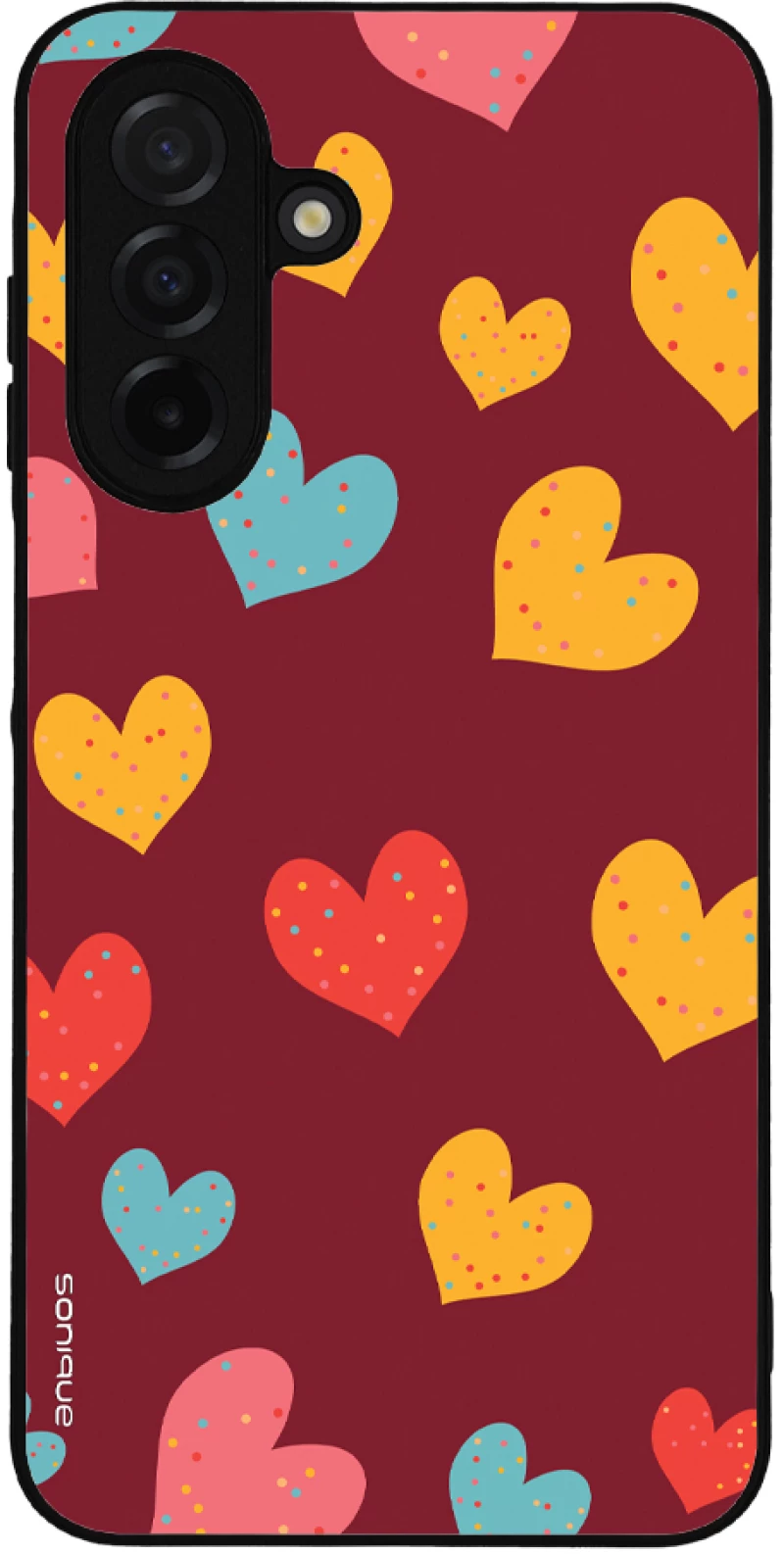 Θήκη Sonique Heart Series για Samsung Galaxy A26 5G Μπορντώ