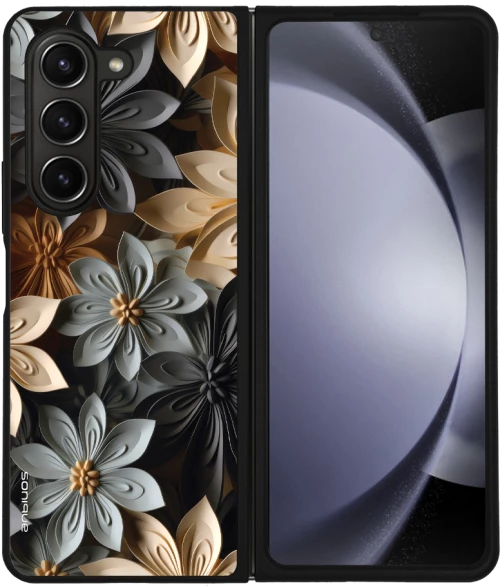 Θήκη Sonique 3D Flower Series για Samsung Galaxy Z Fold 5 Γκρι