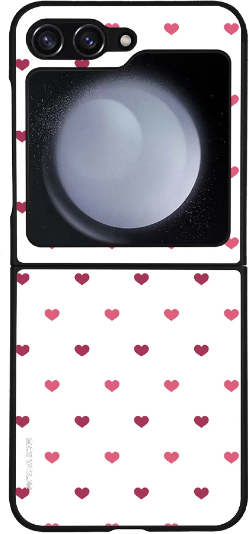 Θήκη Sonique Heart Series για Samsung Galaxy Z Flip 5 Λευκό 01