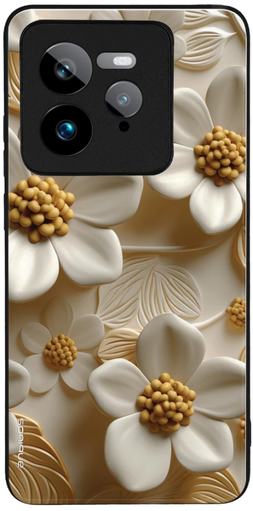Θήκη Sonique 3D Flower Series για Realme GT 7 Pro 5G Λευκό